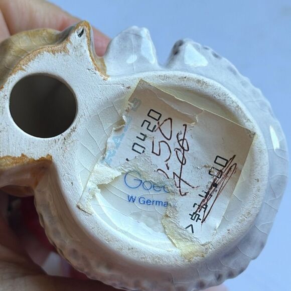 Vintage 1975 Goebel Santa Claus Christmas Figurine Ceramic W. Germany - Picture 5 of 5